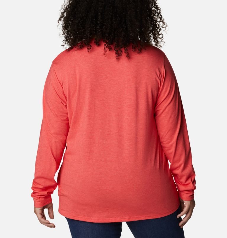 Tricouri Columbia Sun Trek Long Sleeve Dama Rosii | Plus Size MOAS1MQ89